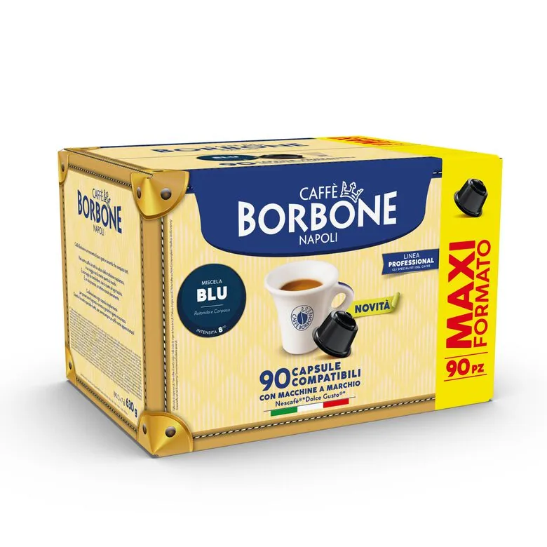 Caffè Borbone miscela Blu - Nuove Capsule Dolce Gusto autoprotette