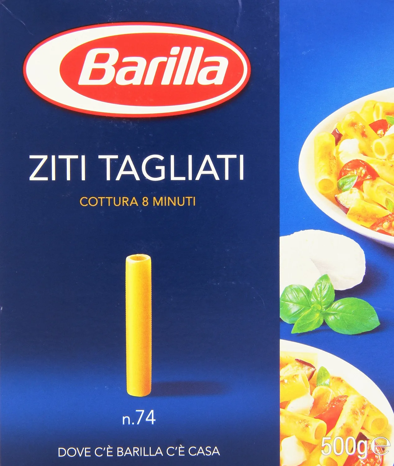 Ziti Tagliati N. 74 Cottura 8 Min I Classici Barilla (082615)