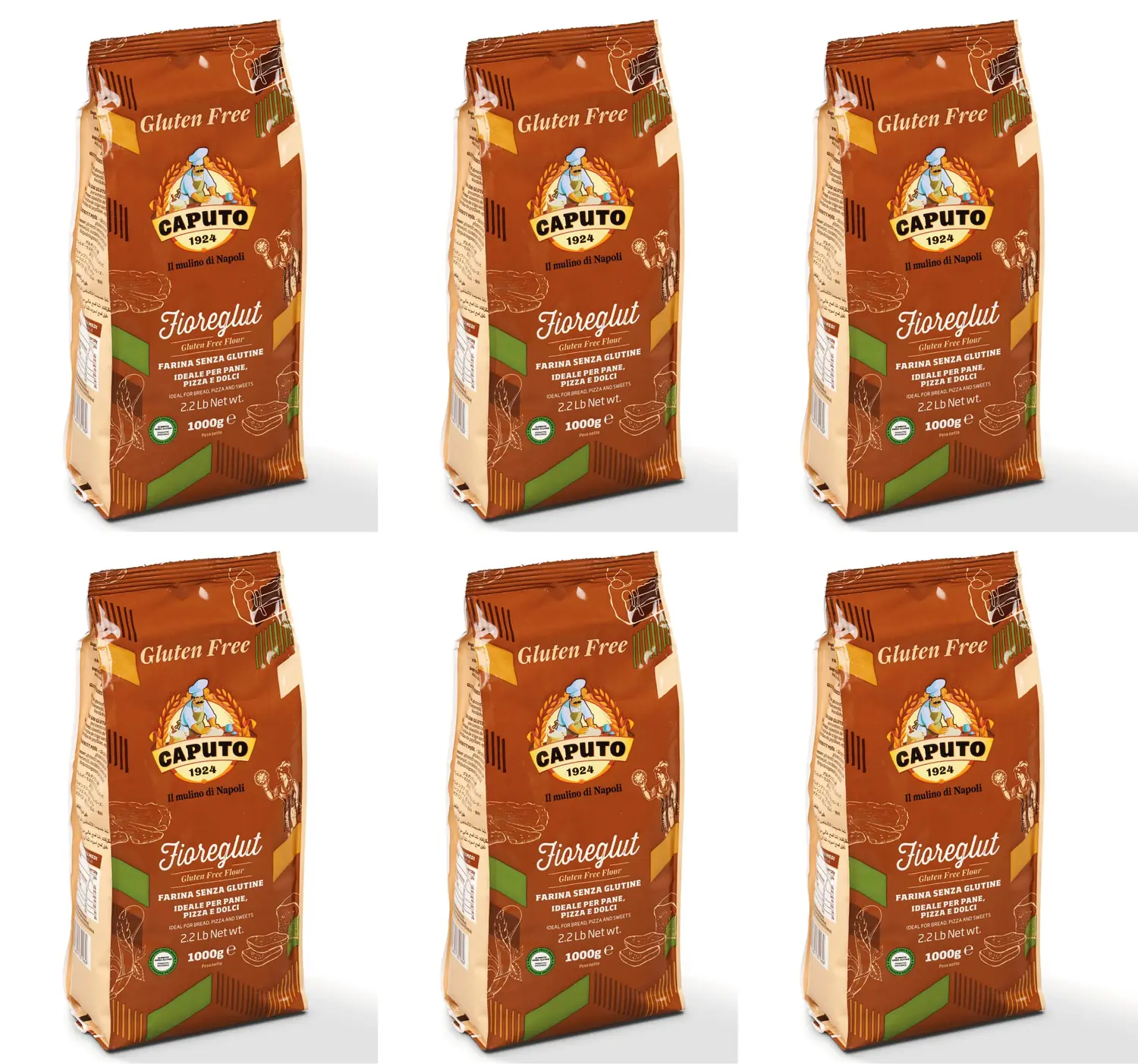 Antico Molino Caputo Farina Fioreglut Senza Farine Sans Glutine 1 Kg