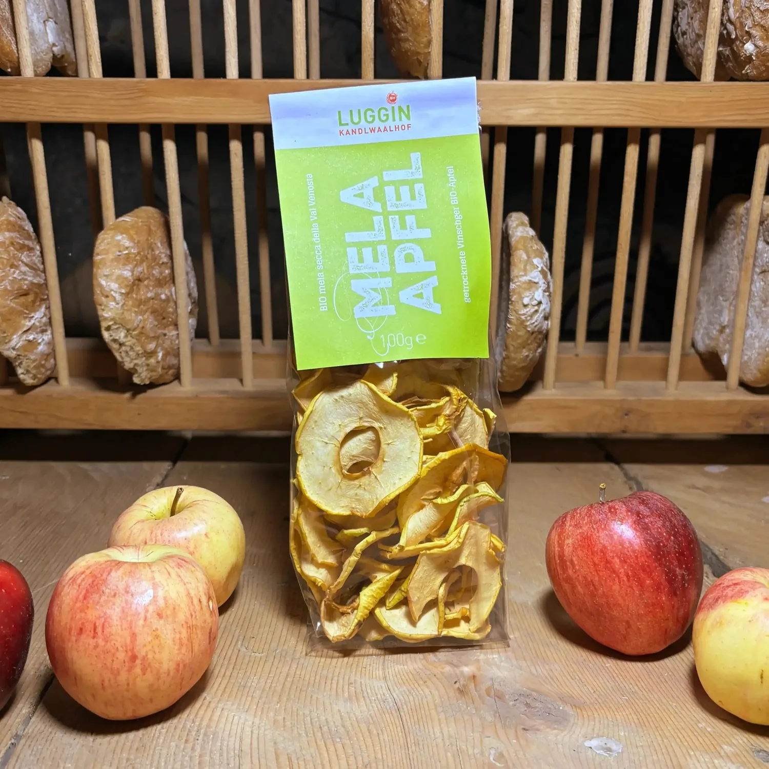 Bio Äpfel getrocknet - 100g