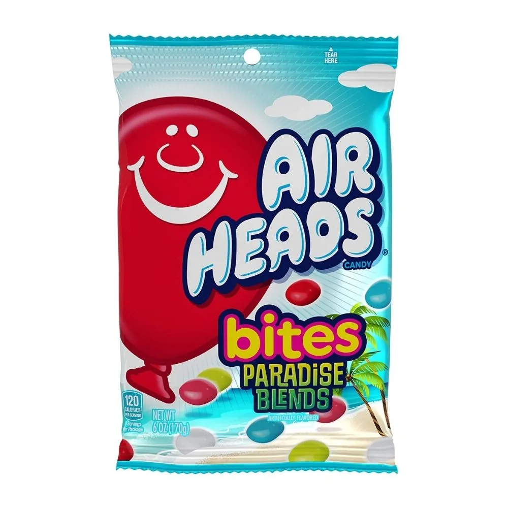 Airheads Bites Paradise Blends, bonbons aux fruits de 170g