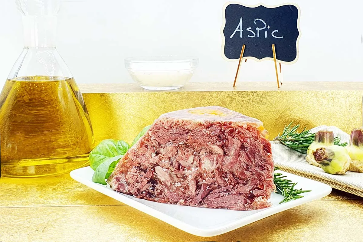 Aspic artigianale (carne in gelatina)