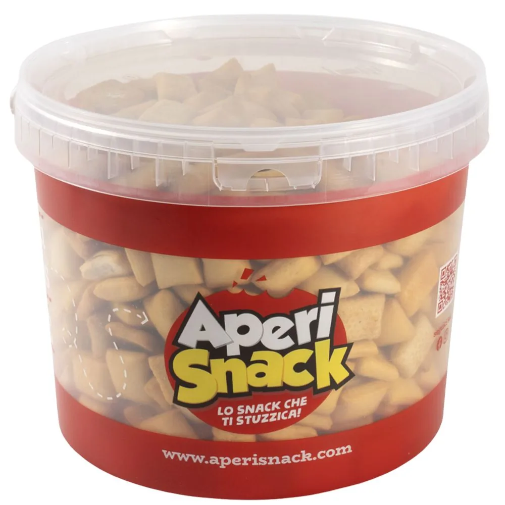 Aperisnack Bacon Rustichelle, snack au goût de bacon de 1.2kg