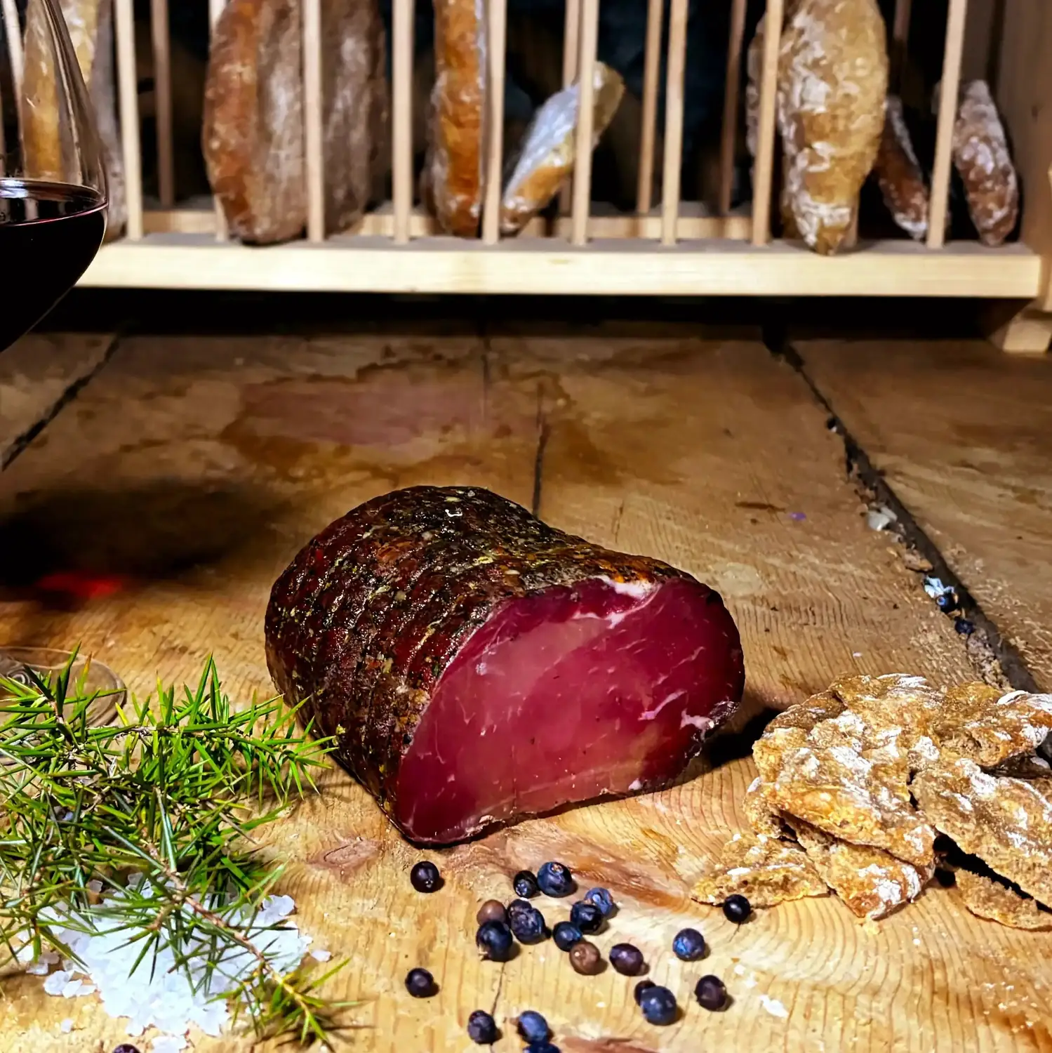 Berg Schinken mit Alpenkräuter - 450g