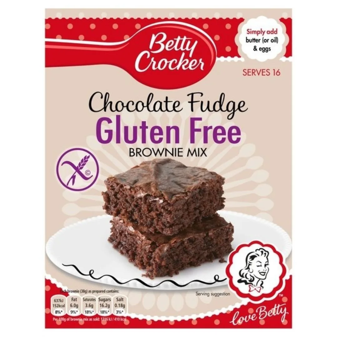 Betty Crocker Brownie au Fudge Sans Gluten, préparation pour brownie SANS GLUTEN de 415g