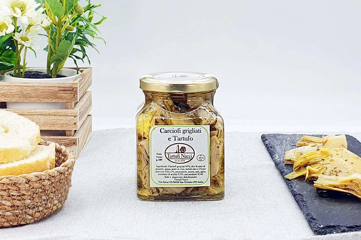 Carciofi grigliati e tartufo