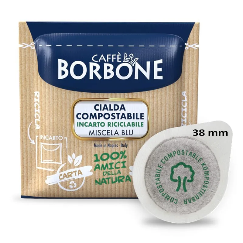 Caffè Borbone miscela Blu - Cialde 38 mm