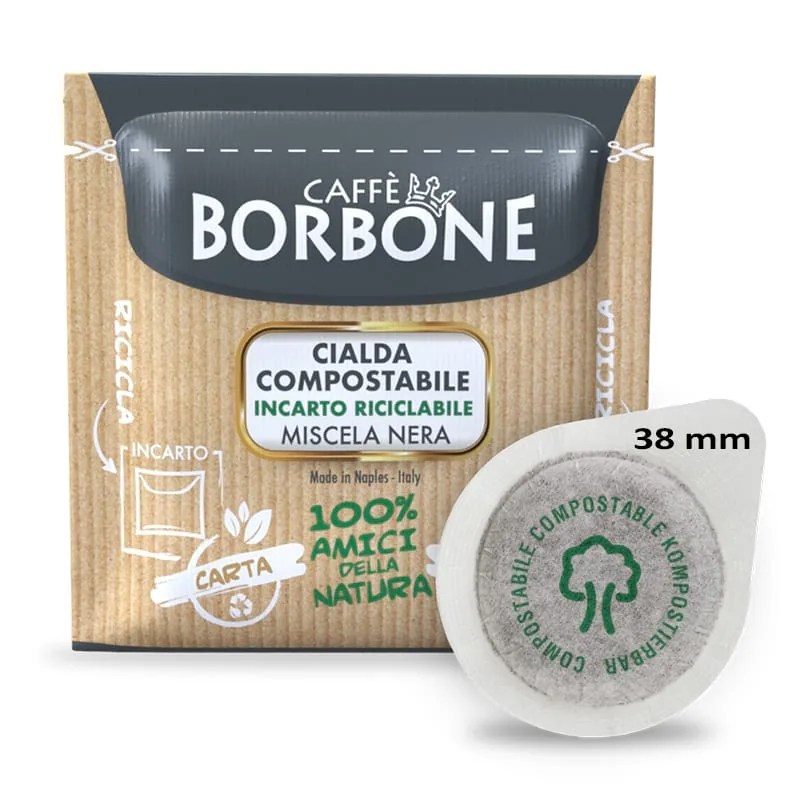 Caffè Borbone miscela Nera - Cialde 38 mm