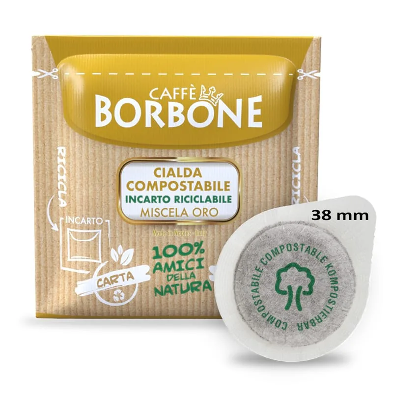 Caffè Borbone miscela Oro - Cialde 38 mm