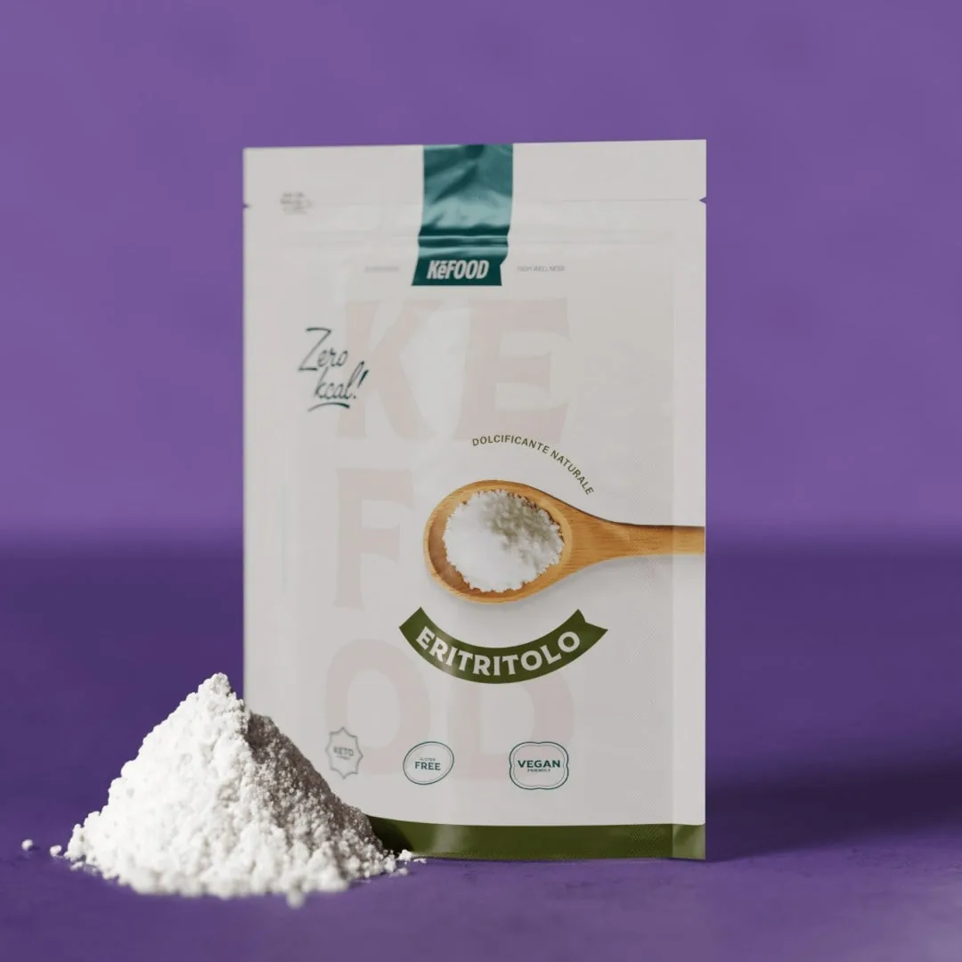 ERITRITOLO 1KG 100% NATURALE SOSTITUTO DELLO ZUCCHERO ZERO CALORIE