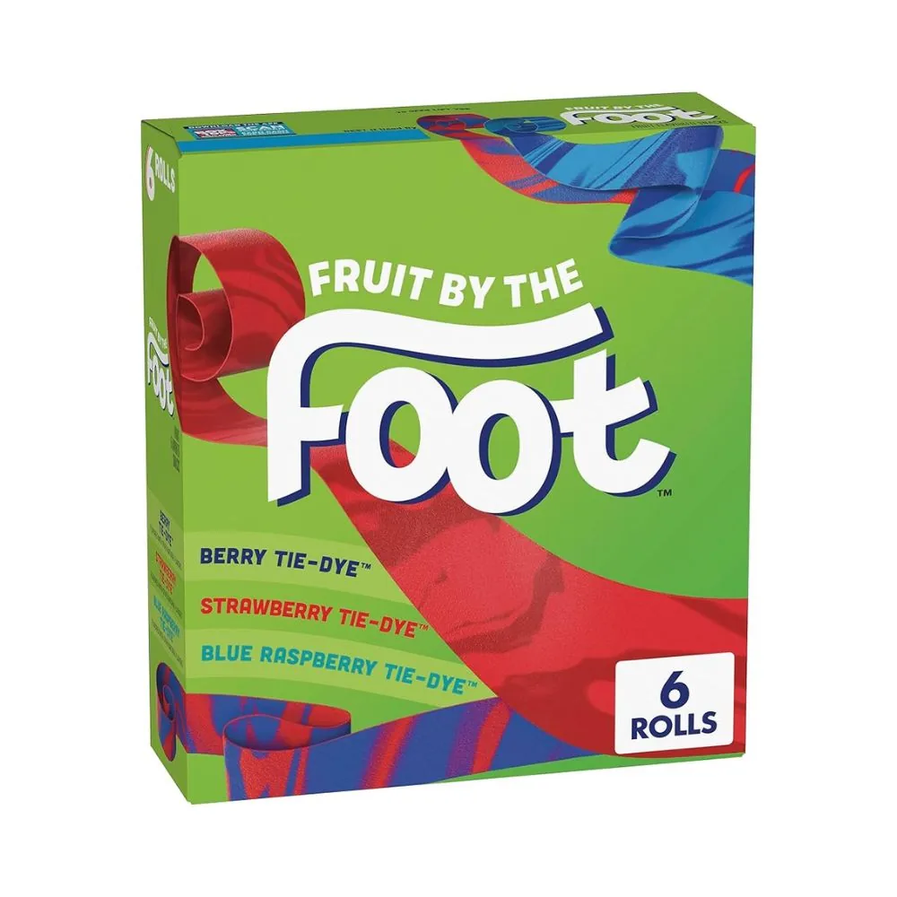 Fruit By The Foot Fruit Variety, bonbons au goût de fruits de 128g