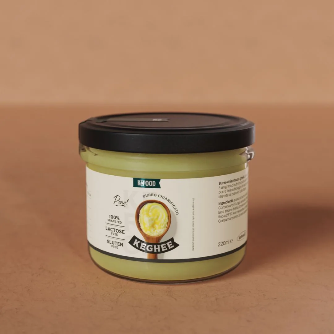 GHEE GRASS-FED 220 ML BURRO CHIARIFICATO SENZA LATTOSIO COTTURA PERFETTA