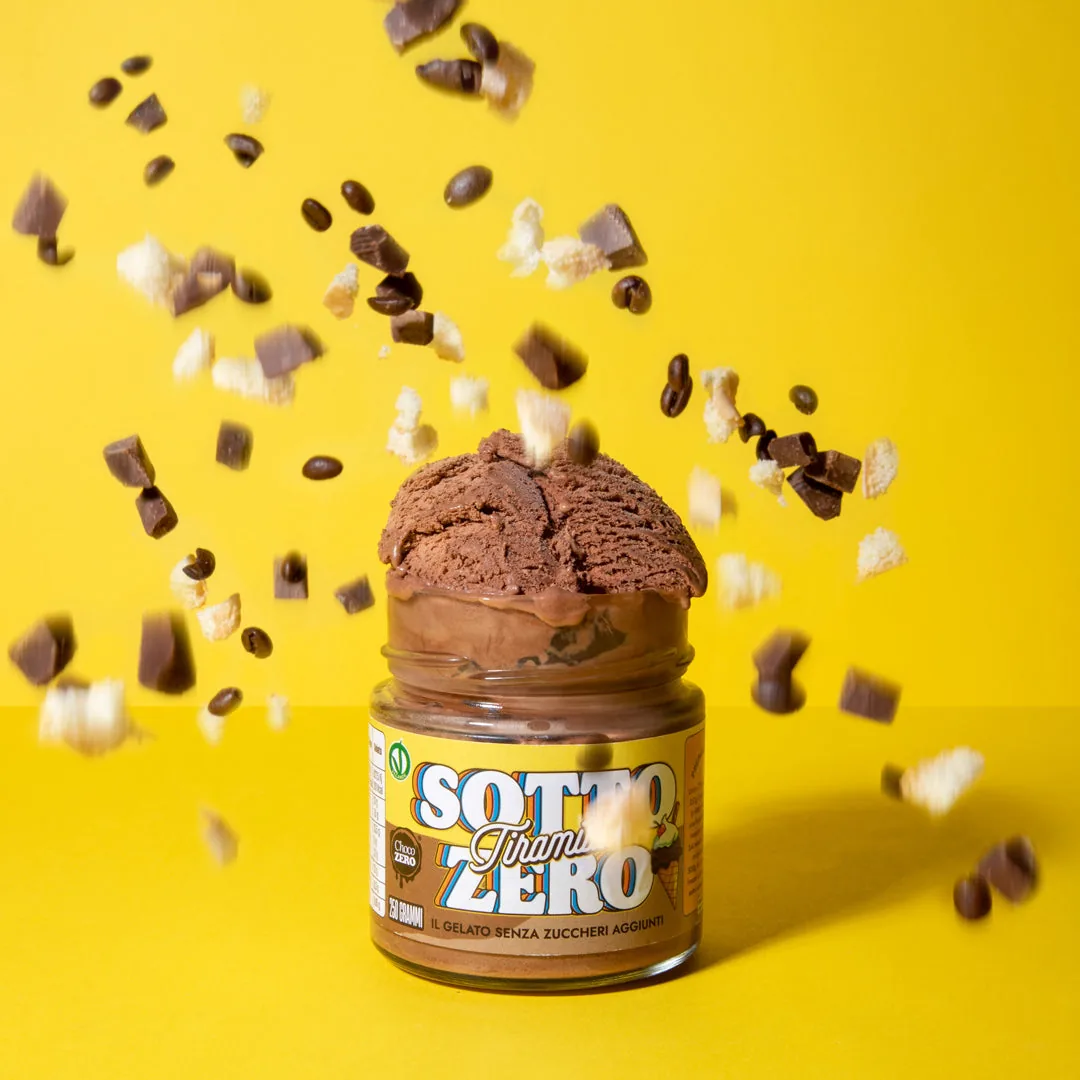SOTTO ZERO - Gelato Tiramisu senza zuccheri aggiunti - 250g