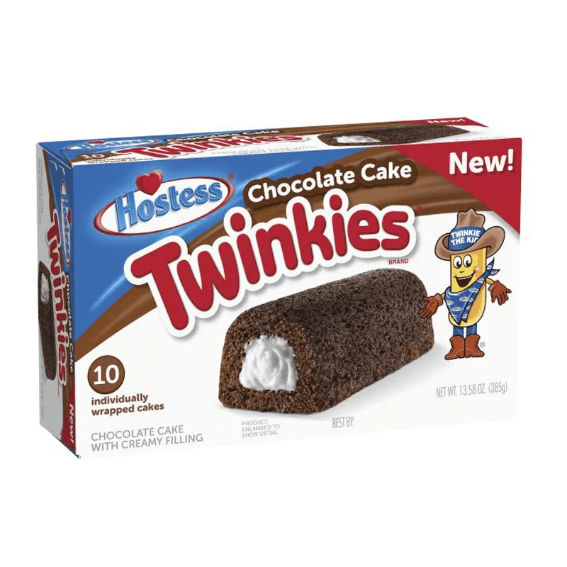Hostess Twinkies Gâteau au chocolat, gâteaux au chocolat fourrés à la crème au format de 10 pièces