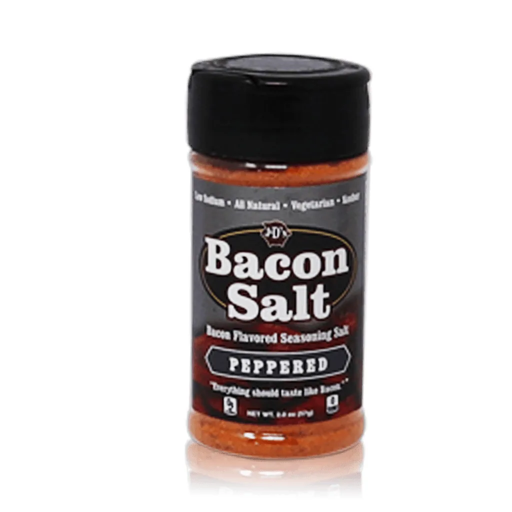 J&D's Bacon poivré & Sel, paquet de 70g d'arôme de bacon grillé aromatisé au poivre