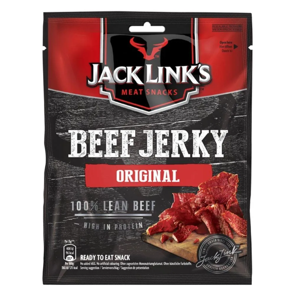 Jack Link's Beef Jerky Original de 70g, viande séchée