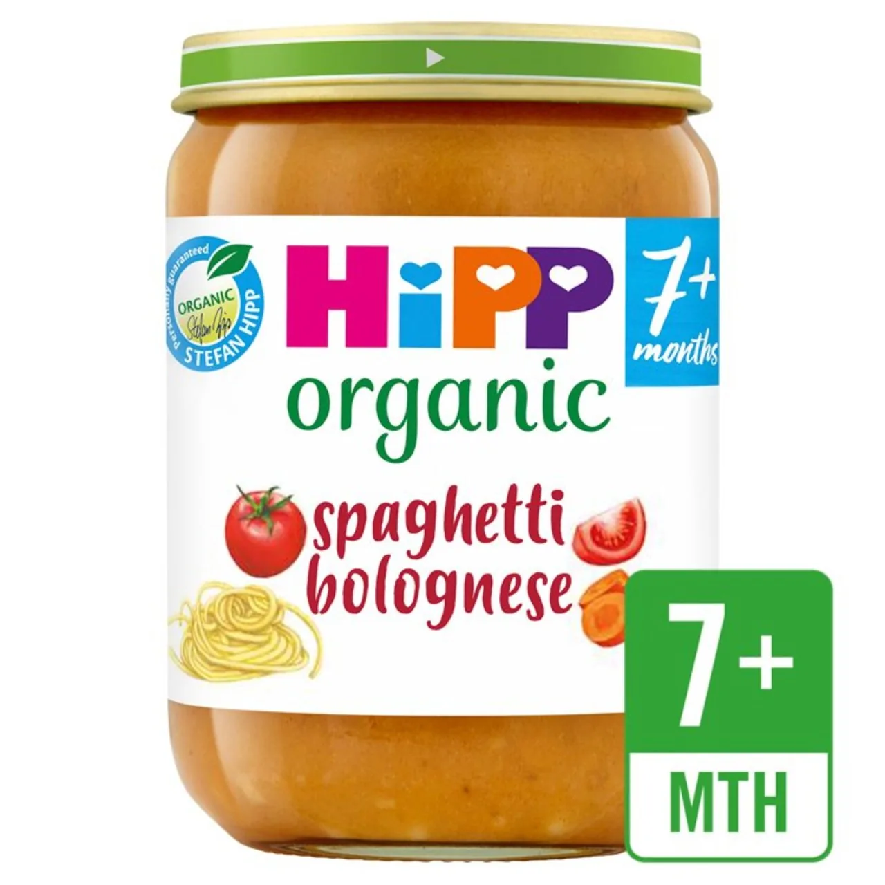 HiPP Organic Spaghetti Bolognese Baby Food Jar 7+ Months 190g