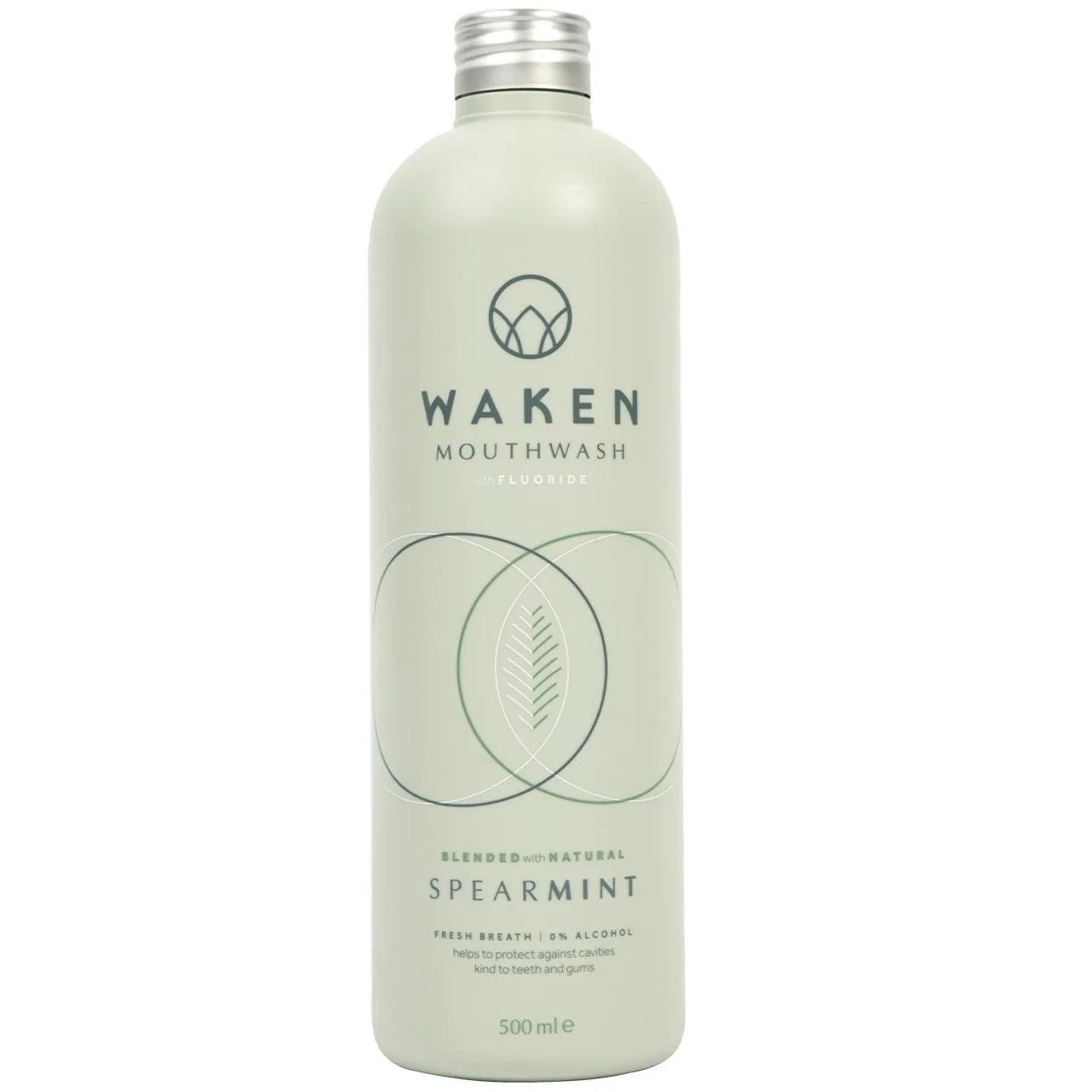 Waken Mouthwash SpearMint 500ml