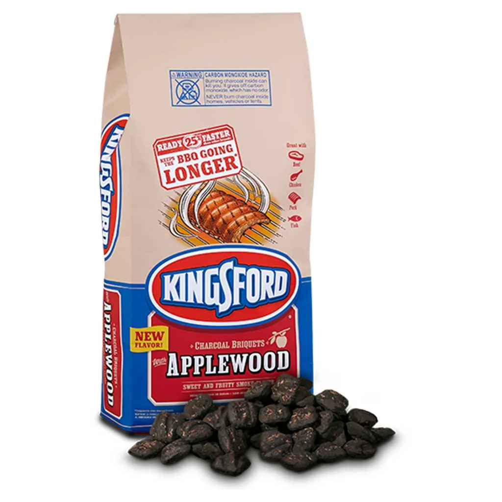 Kingsford Applewood, charbon pour barbecue au goût de bois de pommier fruité de 3.3kg