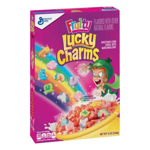 Lucky Charms Fruity, céréales aux fruits de 340g