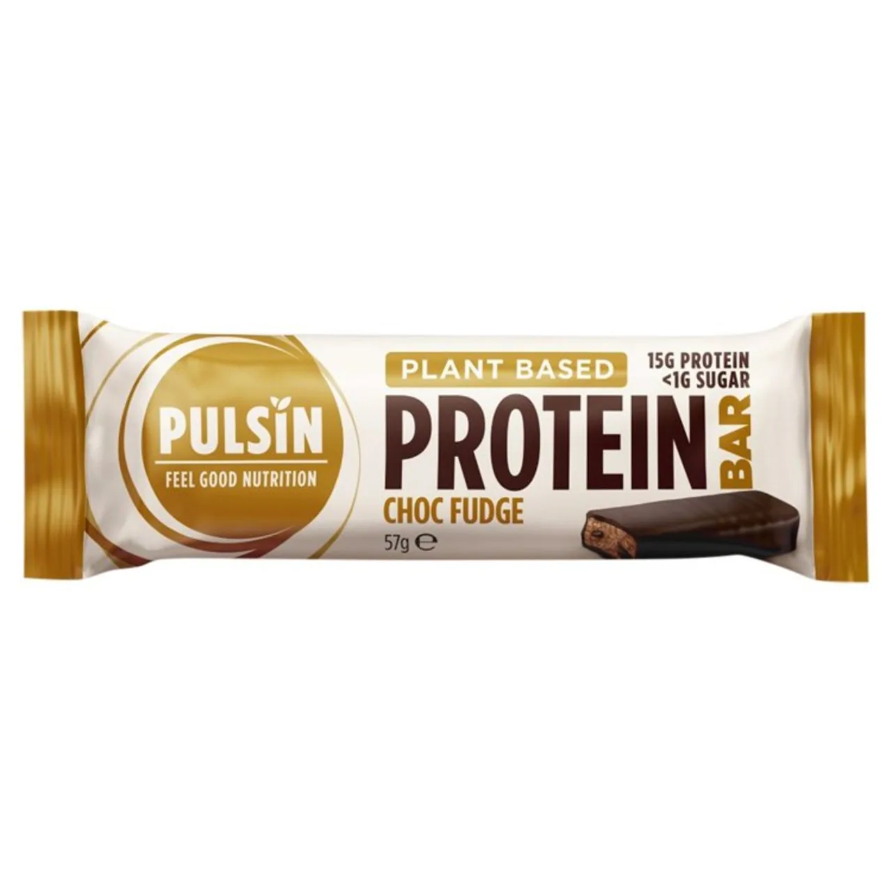 Pulsin Vegan Choc Fudge Protein Bar 57g