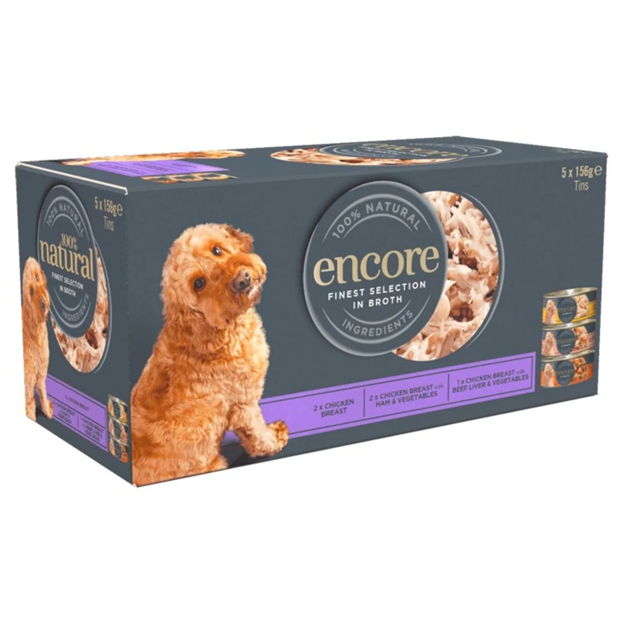 Encore Supreme Selection Dog Tin 5 x 156g