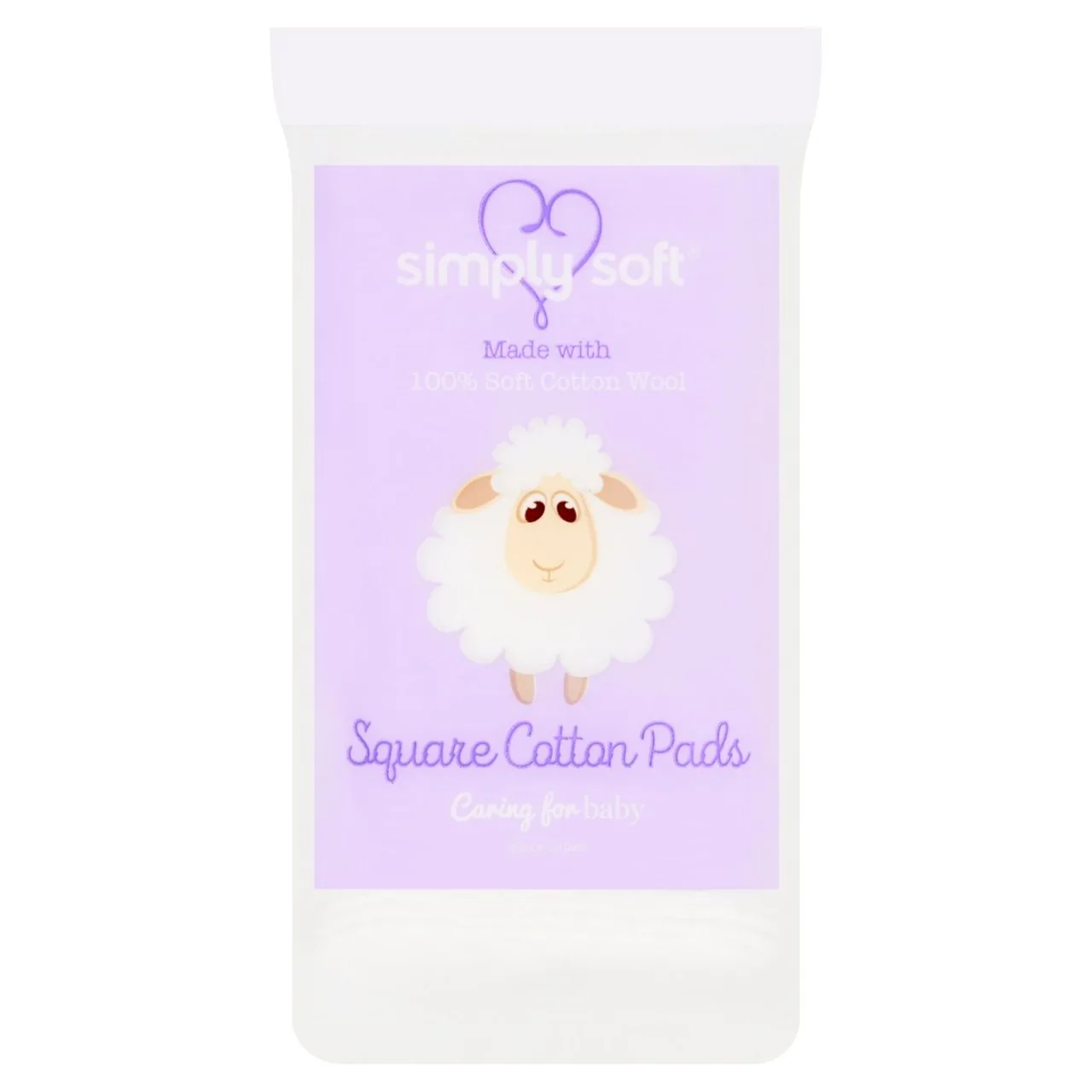 Simply Soft Baby Square Pads 50 per pack