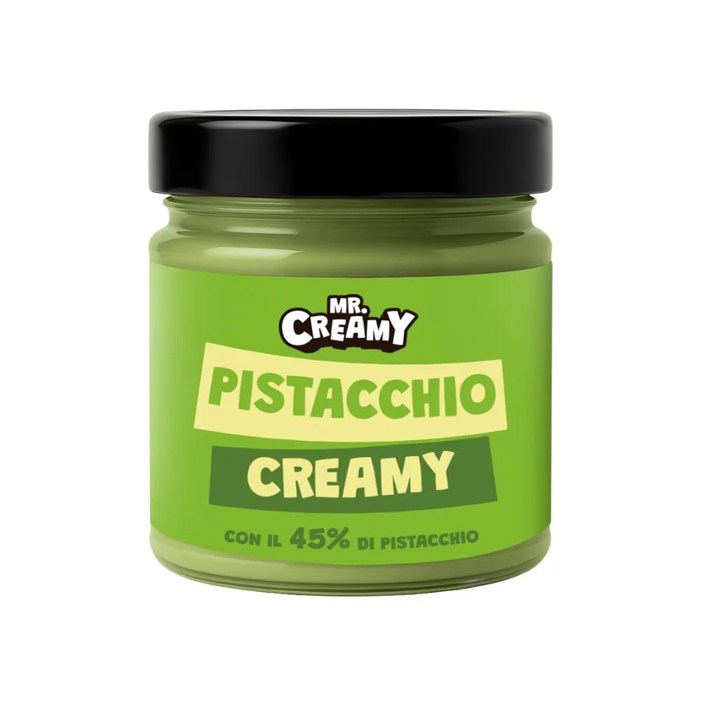 Mr. Creamy Pistacchio Creamy, crème à tartiner au pistache 45% de 200g