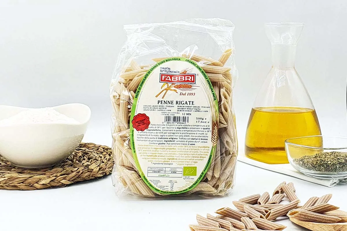 Penne rigate semolato semintegrale Cappelli