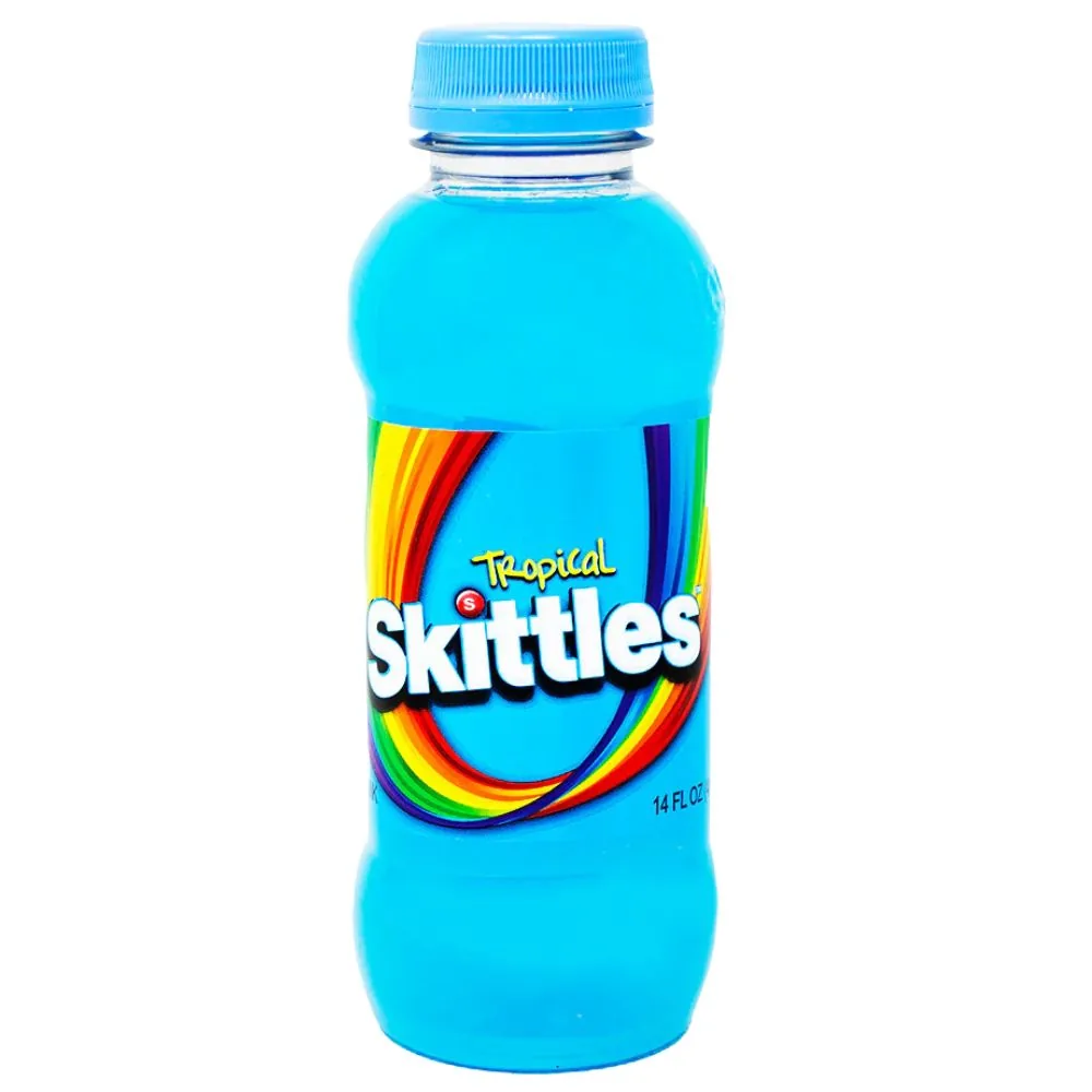 Skittles Juice Tropical Drink, boisson au goût de fruits tropicaux de 414ml