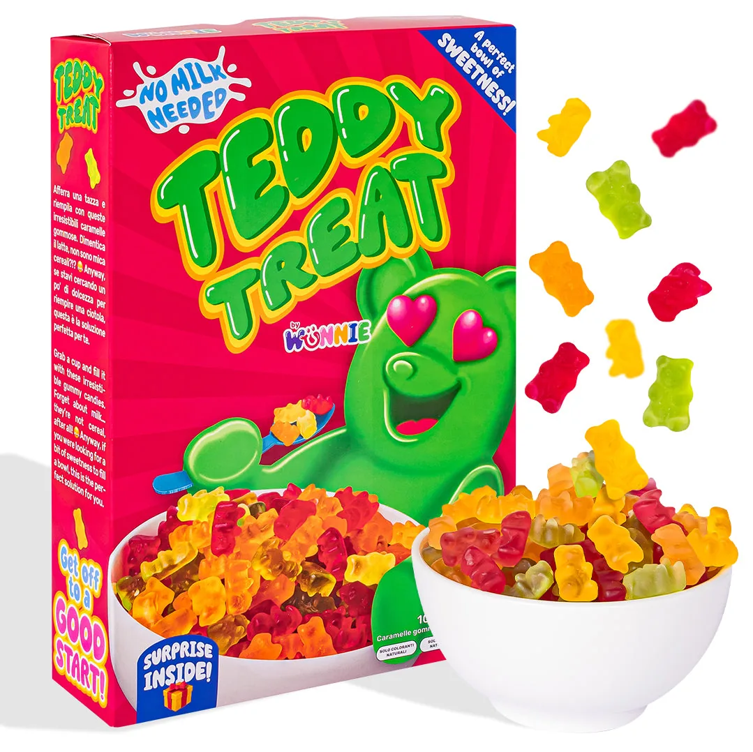 Wunnie Teddy Treat, boîte d'oursons en gélatine de 1kg
