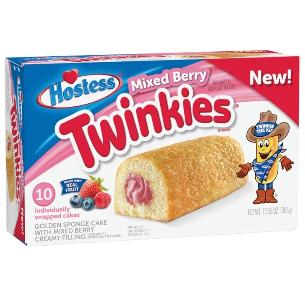 Twinkies Mixed Berry, gâteaux aux fruits des bois de 385g