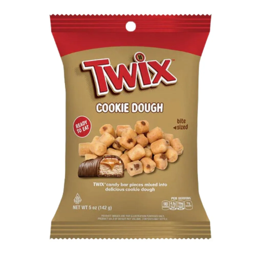 Twix Cookie Dough Bite Size, biscuits avec Twix de 142g