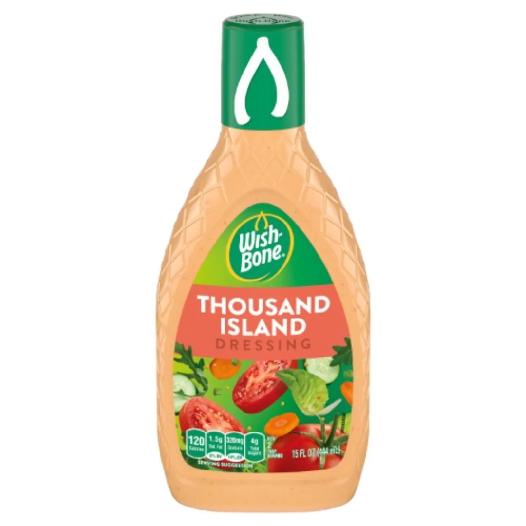 Wishbone Thousand Island Dressing, sauce rose pour salades de 444ml