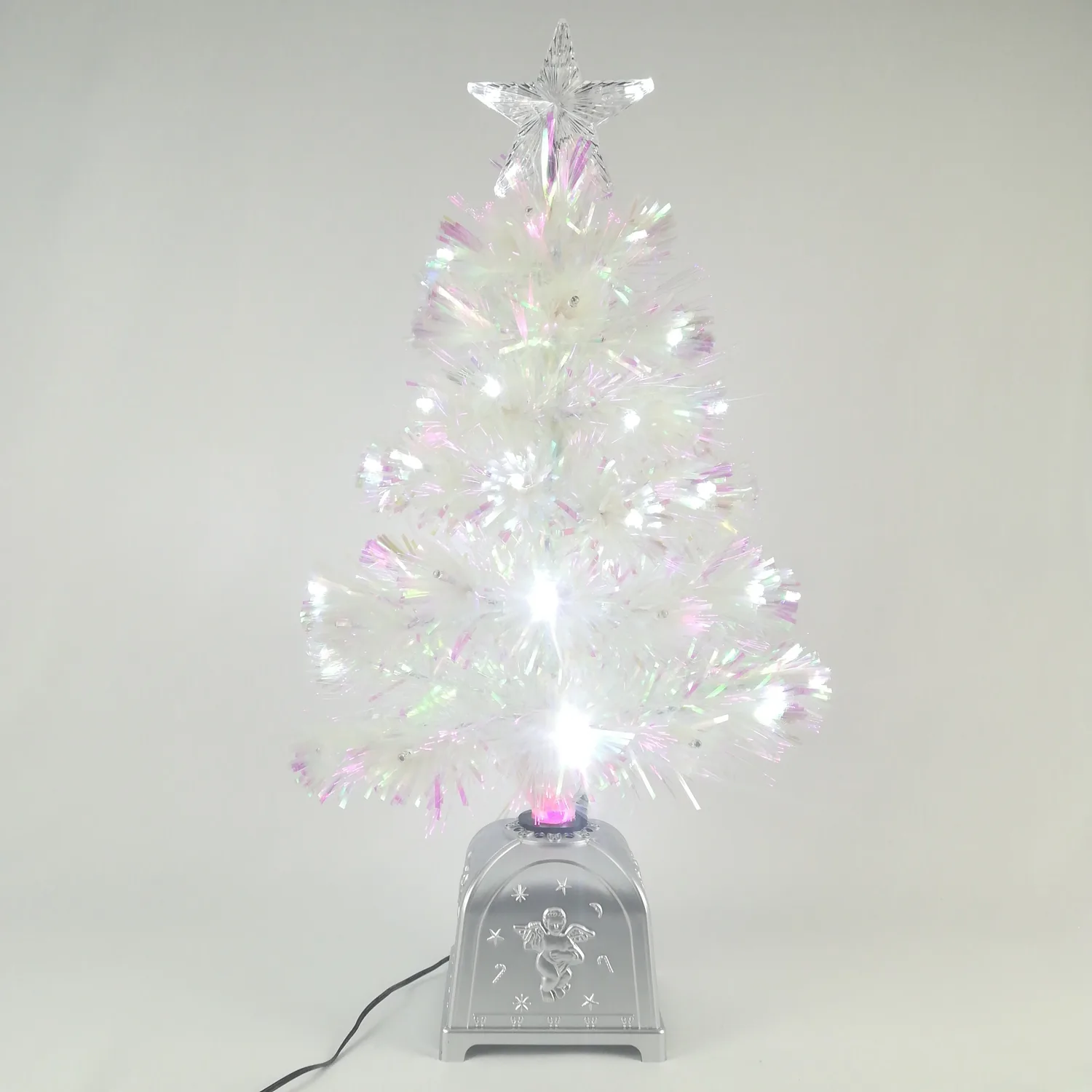 Albero con effetti strobo - Albero di Natale fibra ottica