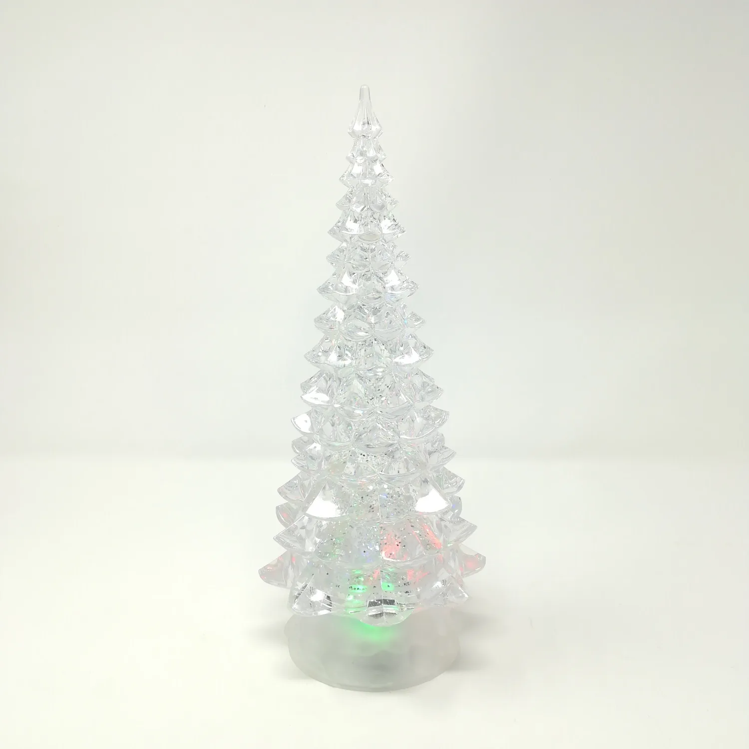 Albero con Glitter in movimento e LED color changing