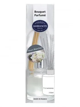AMBIANCE BERGER DIFFUSORE A BASTONCINI 115 ML FLEURS BLANCHES
