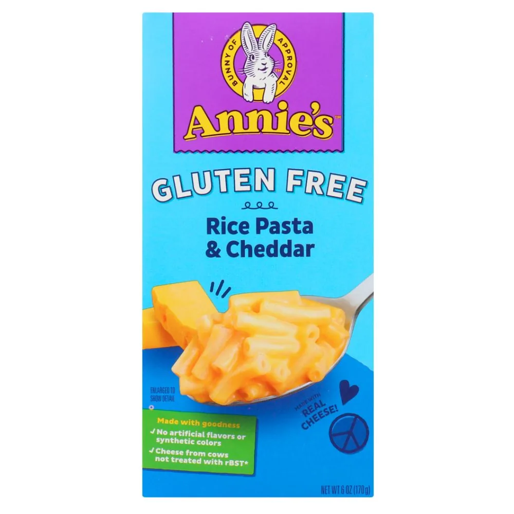 Annie's Mac & Cheese Cheddar Sans Gluten, pâtes au fromage SANS GLUTEN de 170g