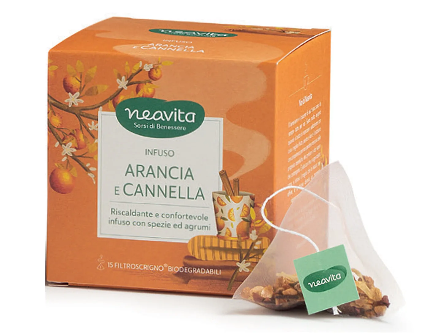 ARANCIA E CANNELLA - FILTRI PIRAMIDALI