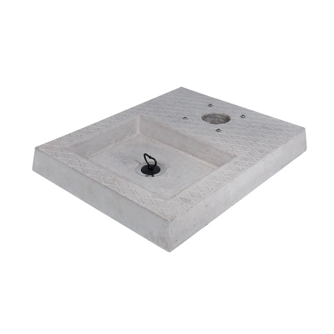 Base per fontana in cemento 50x40 cm