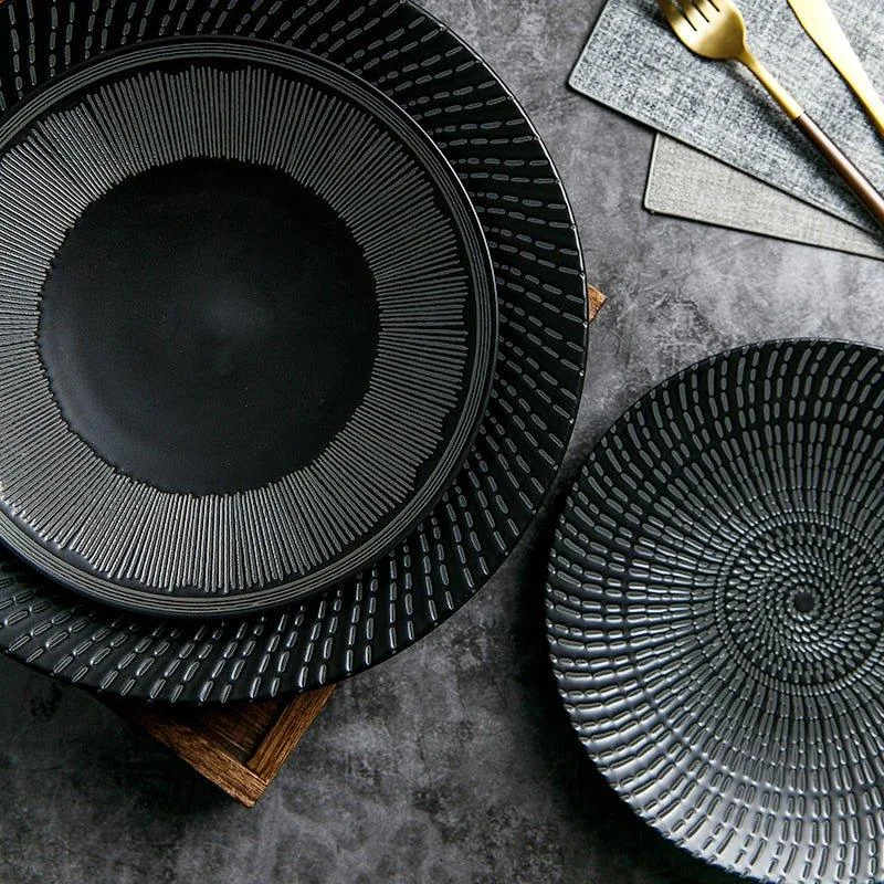 Black Spiral - Plate