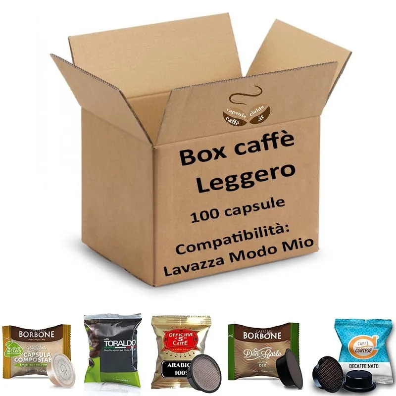 Box Caffè Leggero - 100 Capsule miste compatibili Lavazza a Modo Mio®