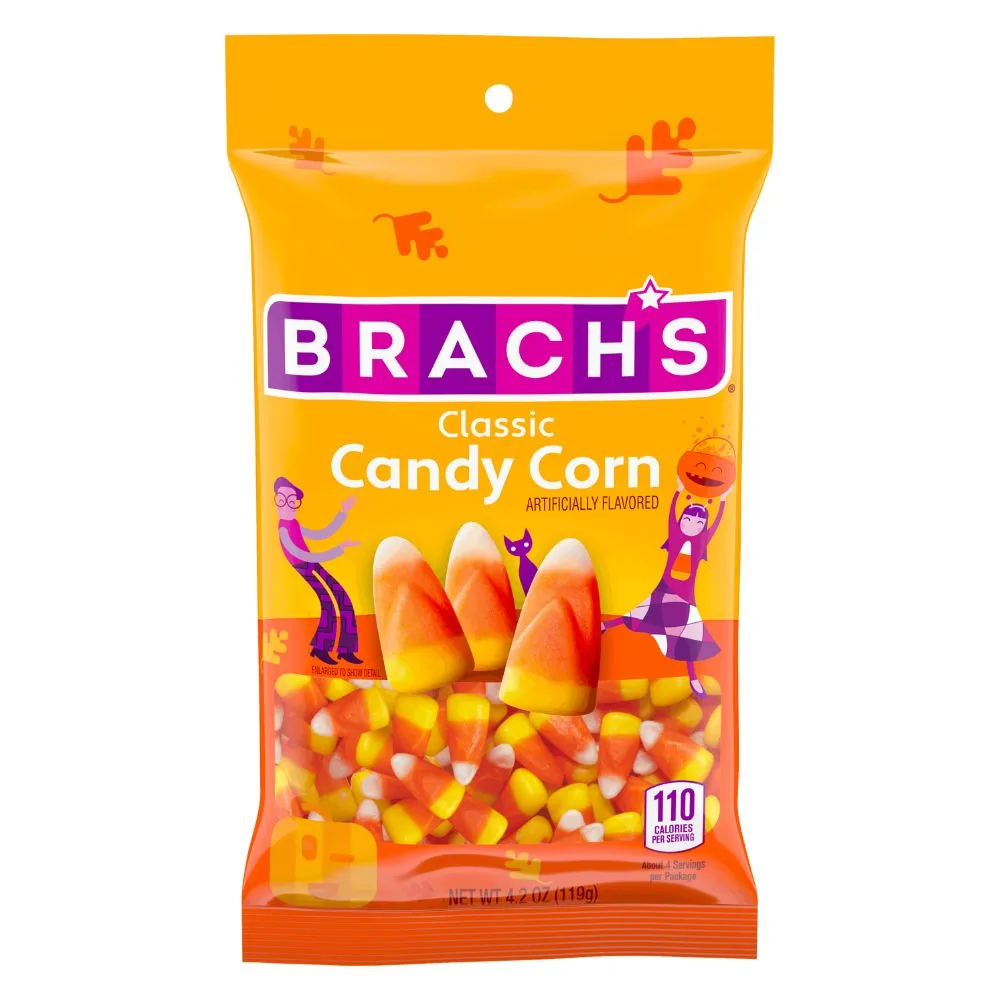 Brach's Classic Candy Corn Halloween, bonbons au miel de 119g