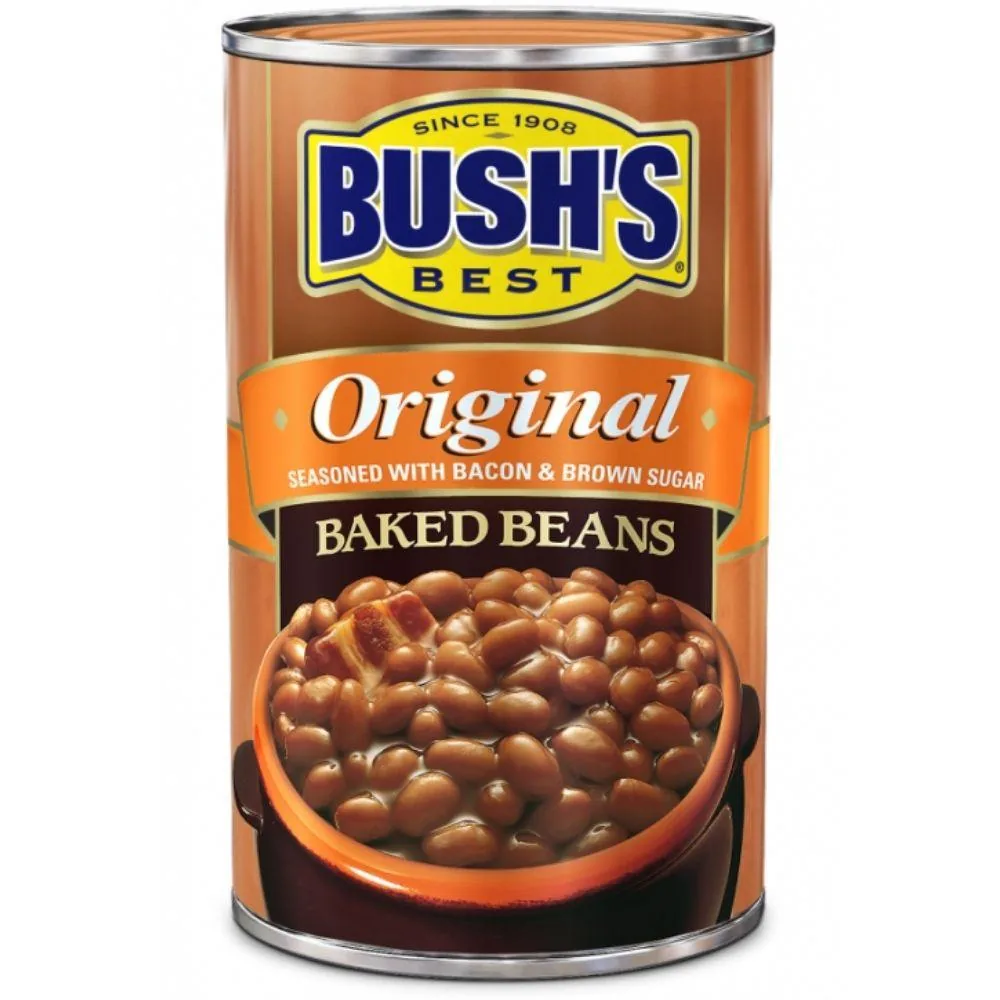 Bush's Best Original Baked Beans, haricots assaisonnés avec du bacon et du sucre de canne de 794g