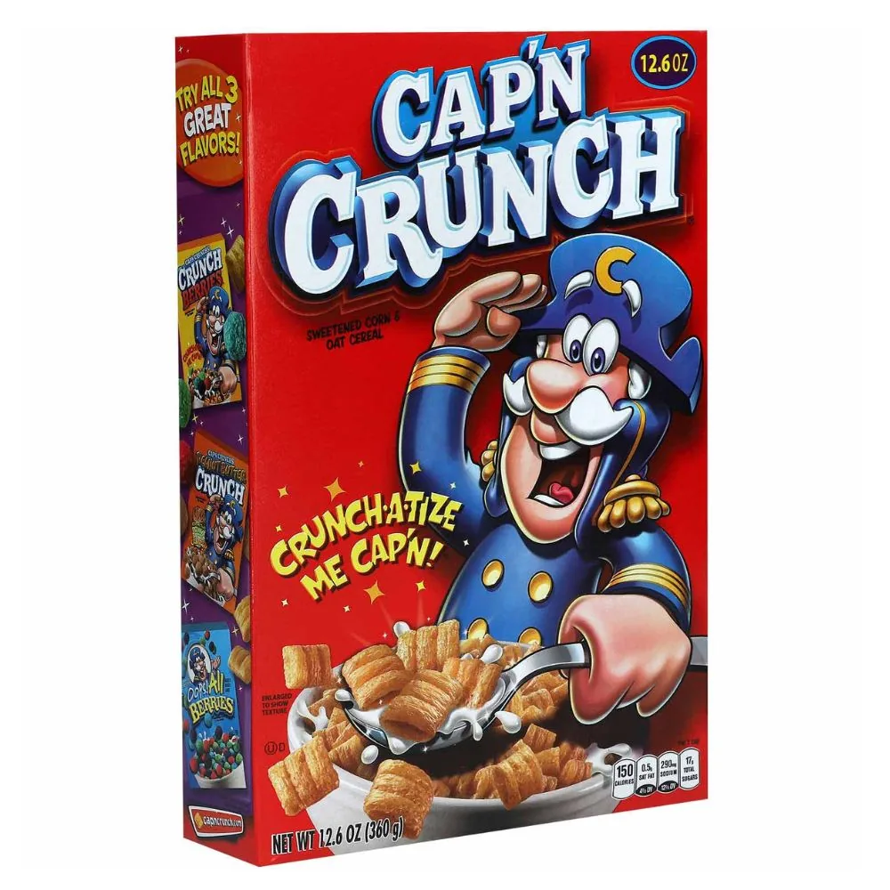 Cap'n Crunch Original, céréales de maïs et d'avoine de 360g
