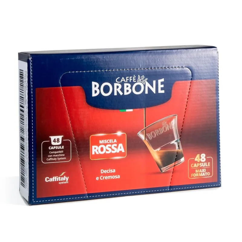 Caffè Borbone miscela Rossa - Capsule originali Caffitaly