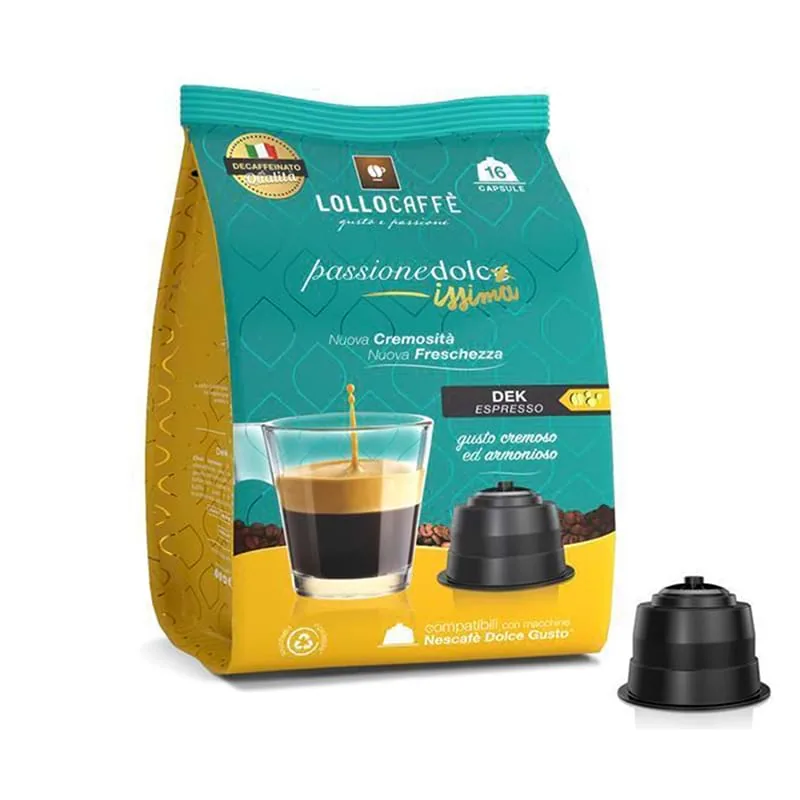 Caffè Lollo miscela Dek - Capsule Nescafè Dolce Gusto