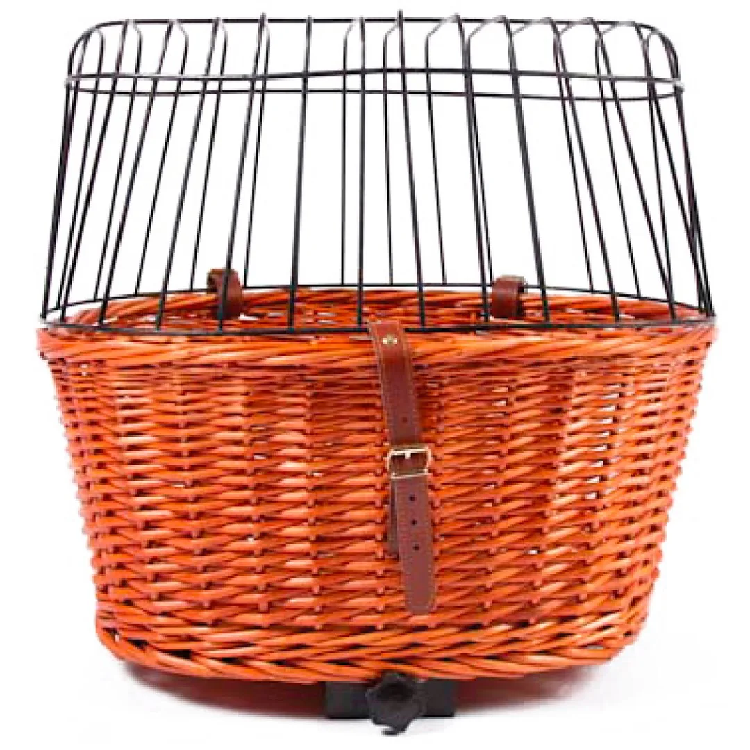 CESTINO BICI IN VIMINI CON GRIGLIA 46x36xH39 CM