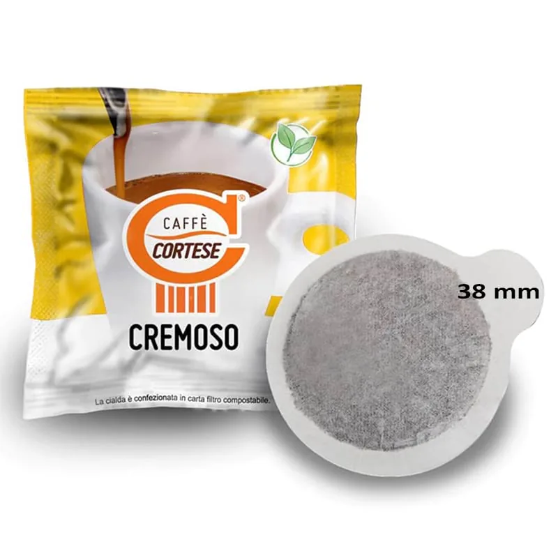 Caffè Cortese miscela Cremoso - Cialde 38 mm