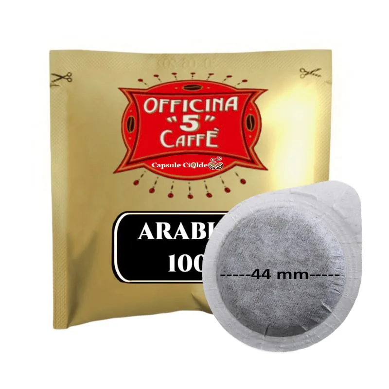 Arabica Officina 5 caffè - Cialde Ese 44 mm